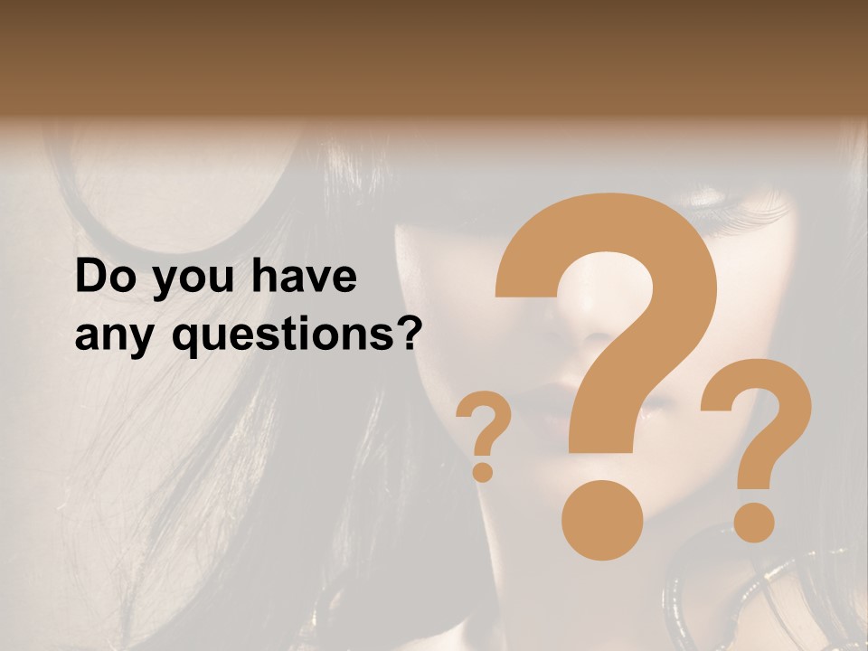 Female Make Up Beautiful PowerPoint Template