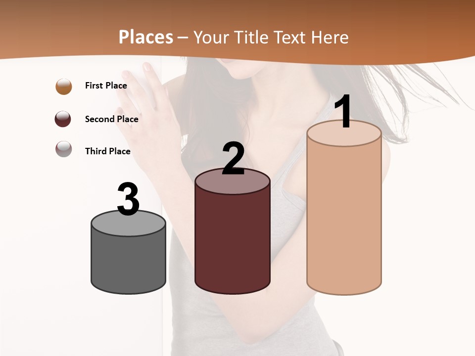 Space Message White PowerPoint Template