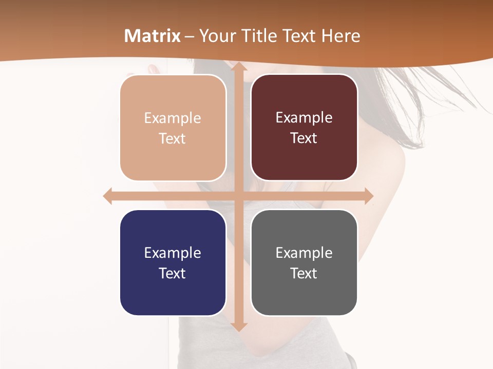 Space Message White PowerPoint Template