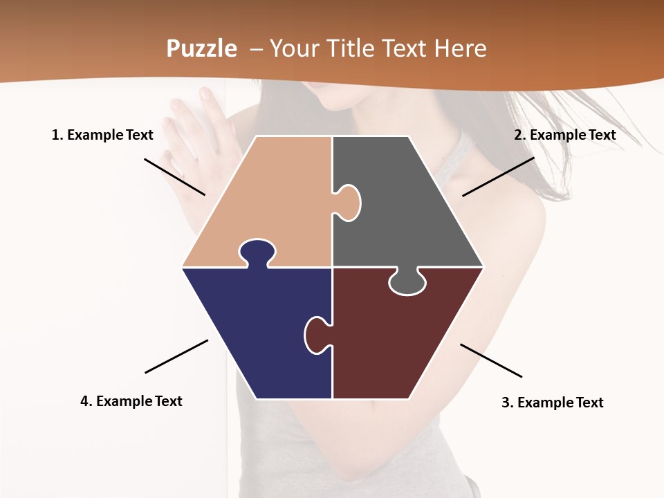 Space Message White PowerPoint Template