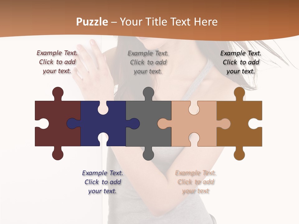 Space Message White PowerPoint Template