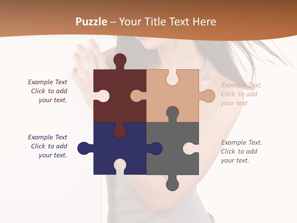 Space Message White PowerPoint Template