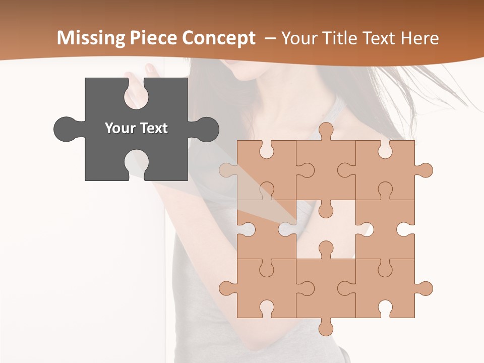 Space Message White PowerPoint Template