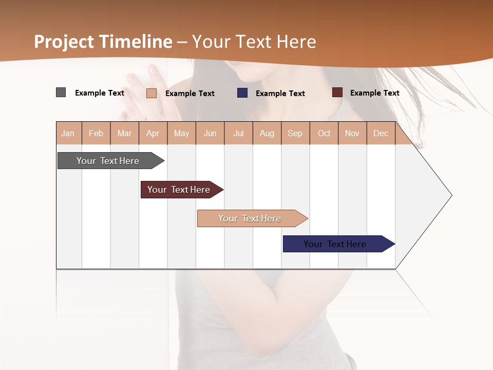 Space Message White PowerPoint Template