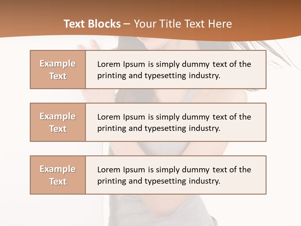 Space Message White PowerPoint Template