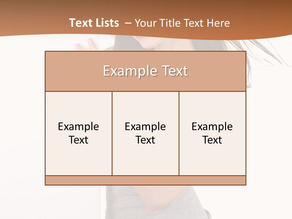 Space Message White PowerPoint Template