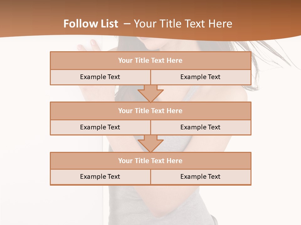 Space Message White PowerPoint Template