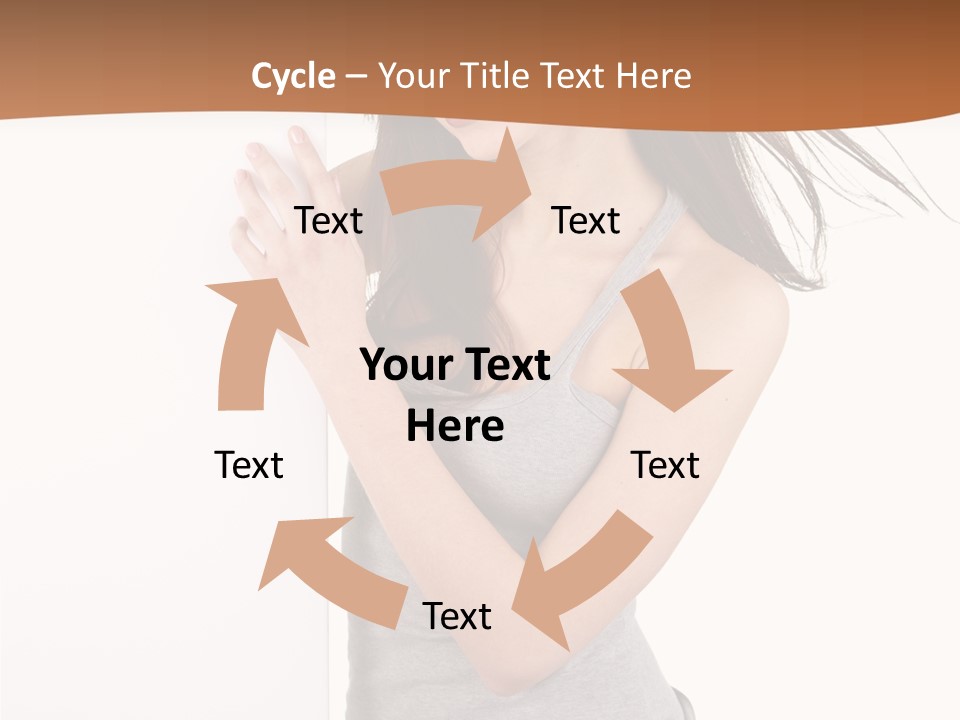Space Message White PowerPoint Template