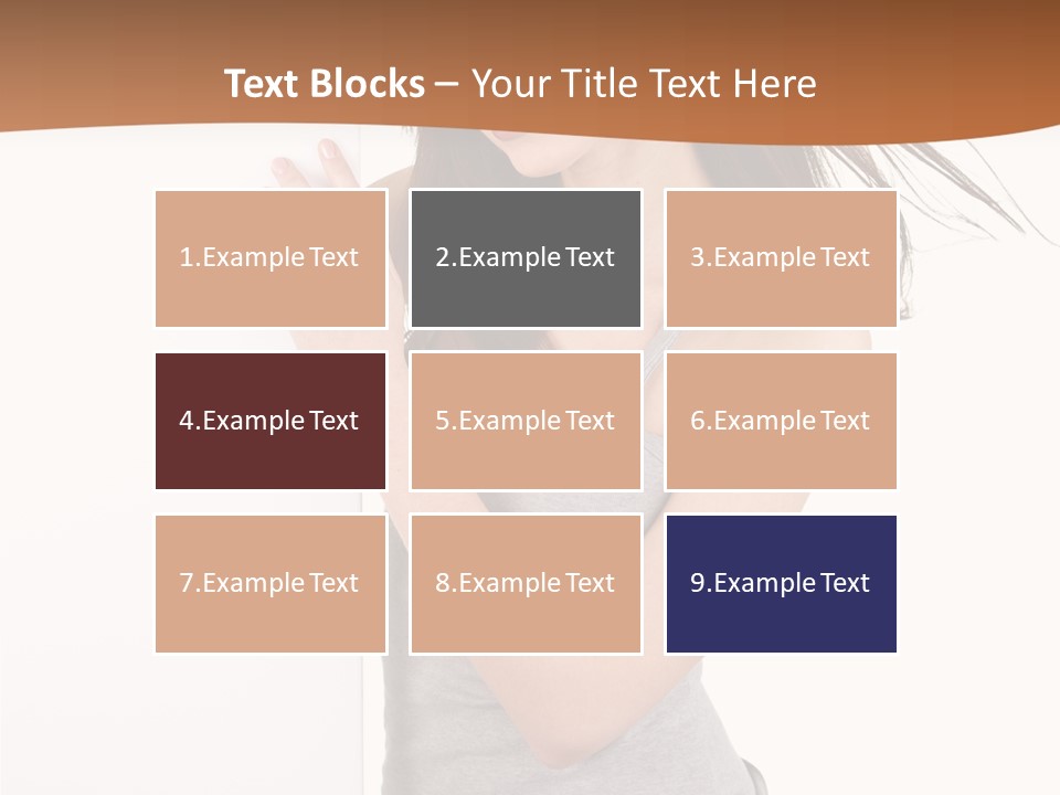 Space Message White PowerPoint Template