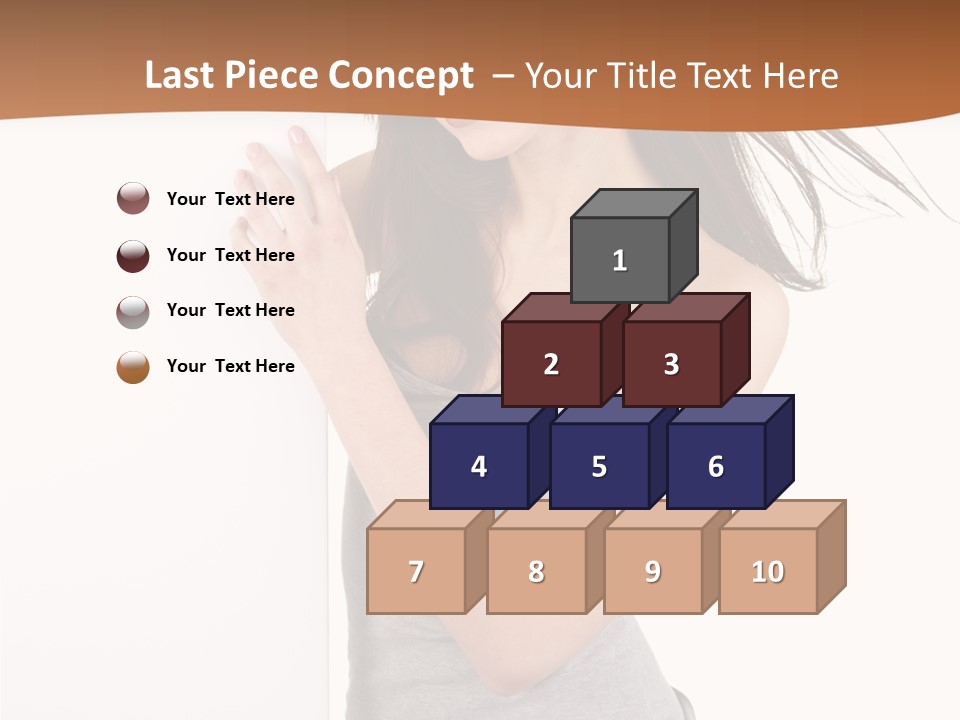 Space Message White PowerPoint Template