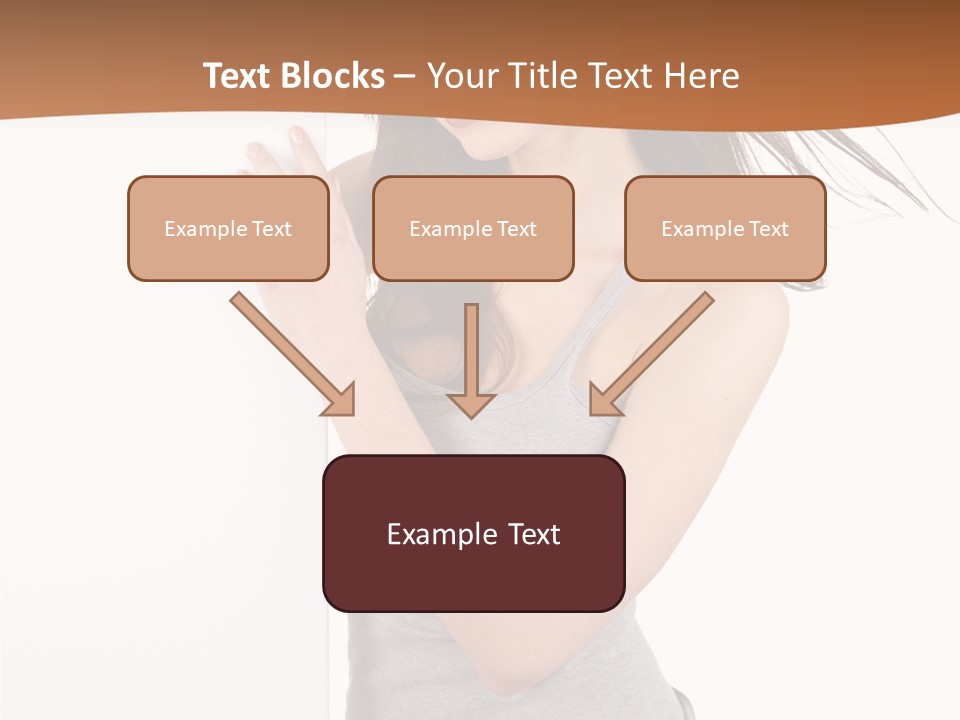 Space Message White PowerPoint Template
