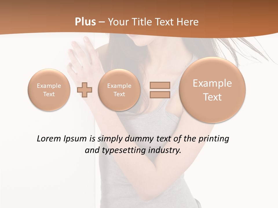 Space Message White PowerPoint Template