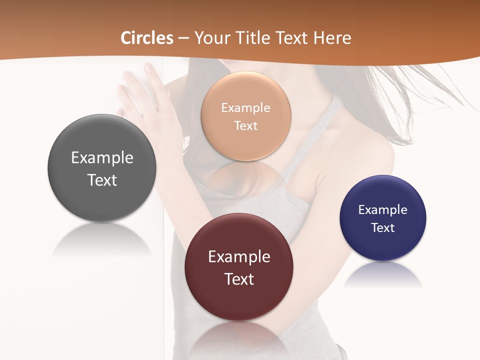 Space Message White PowerPoint Template