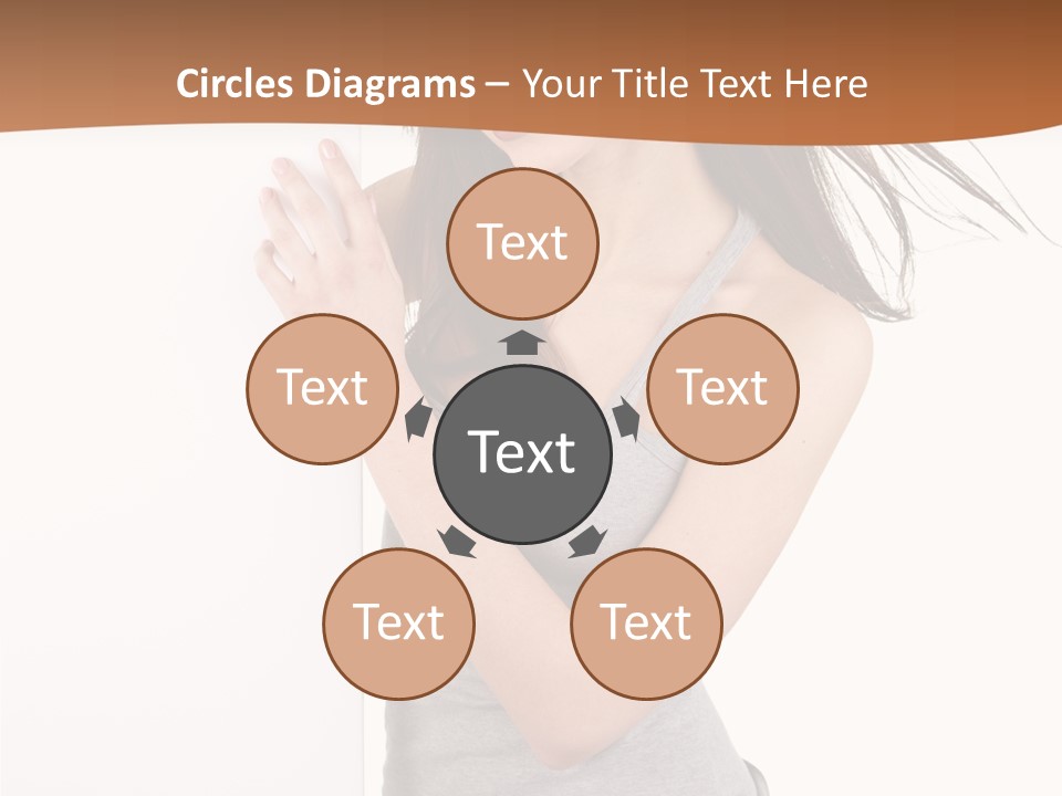 Space Message White PowerPoint Template