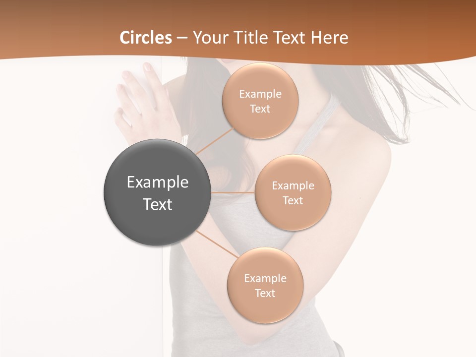 Space Message White PowerPoint Template