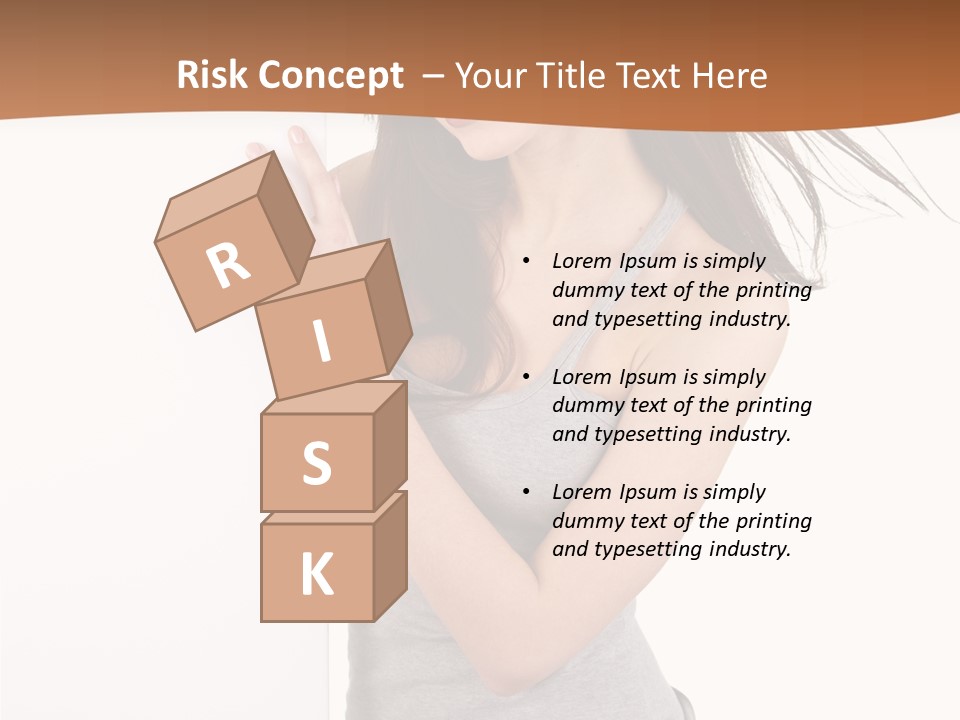 Space Message White PowerPoint Template