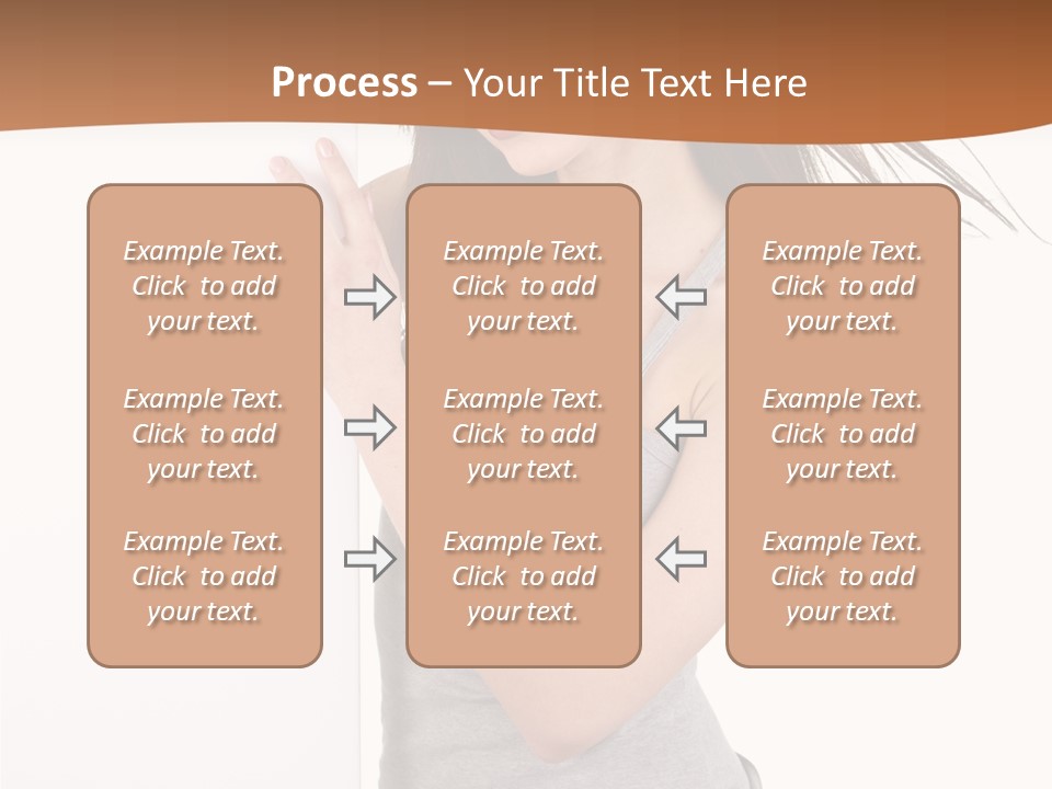 Space Message White PowerPoint Template