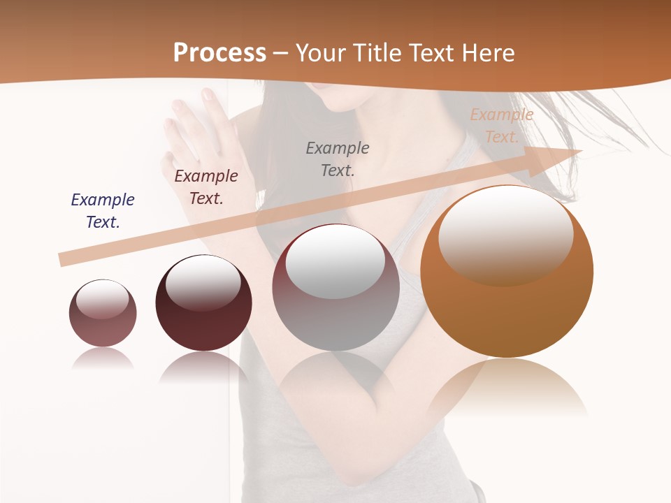 Space Message White PowerPoint Template