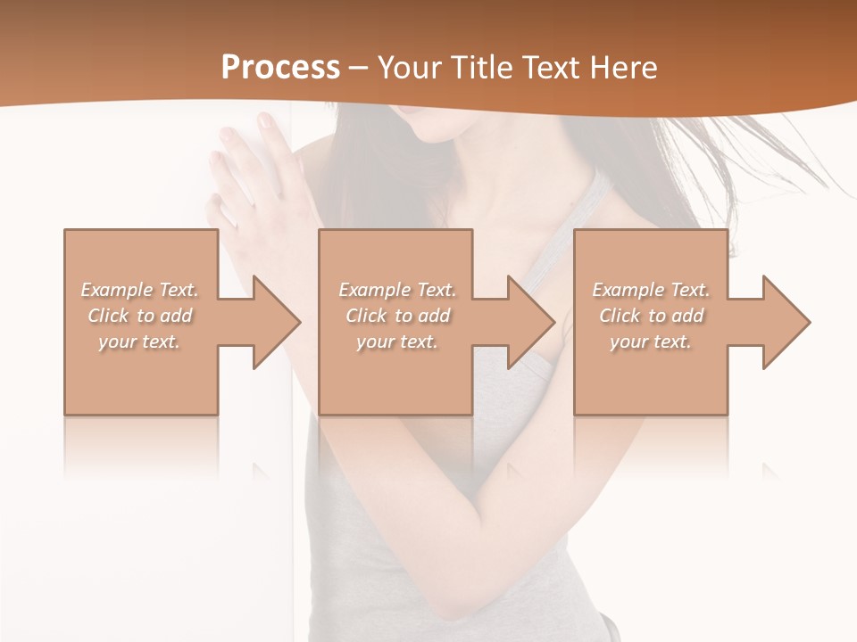 Space Message White PowerPoint Template