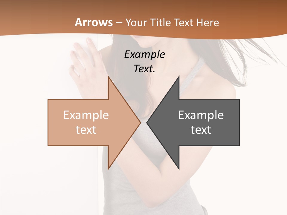 Space Message White PowerPoint Template