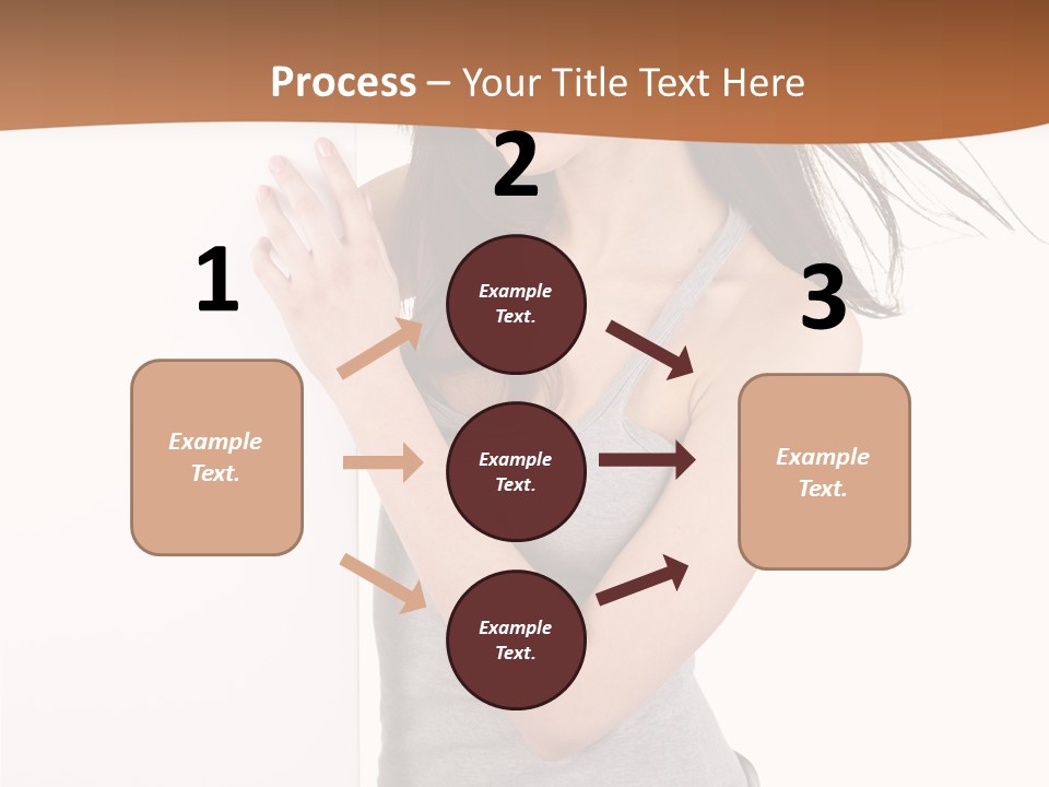 Space Message White PowerPoint Template