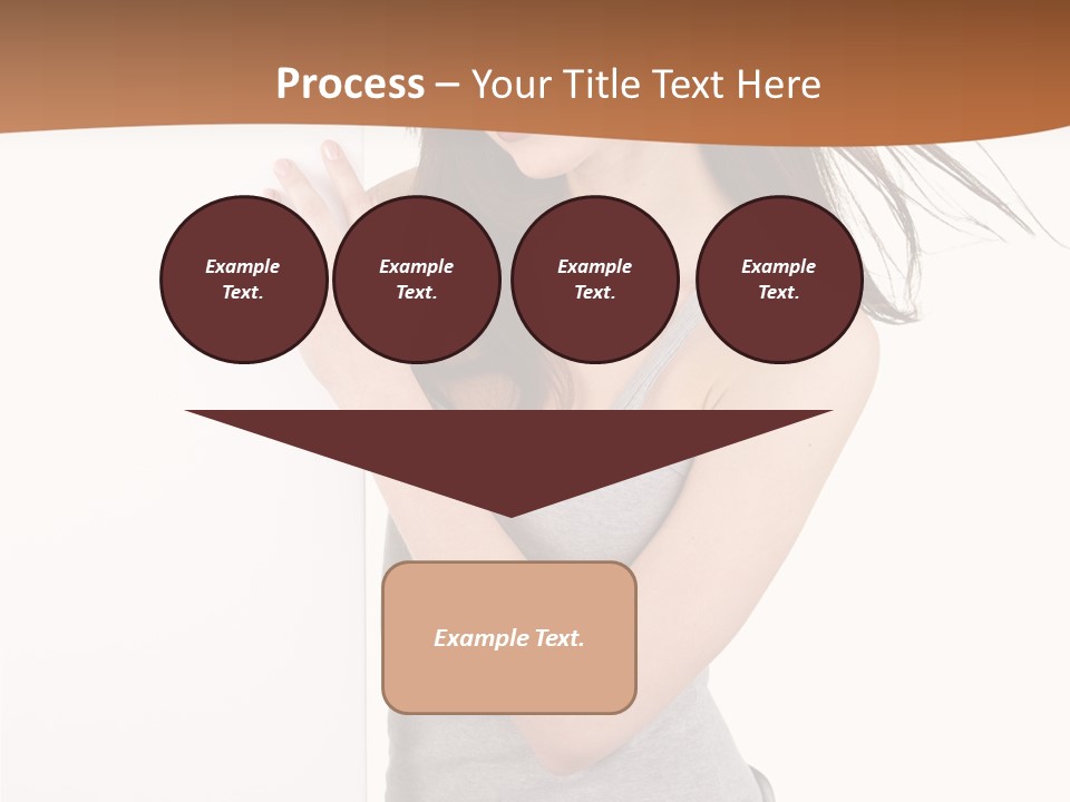 Space Message White PowerPoint Template