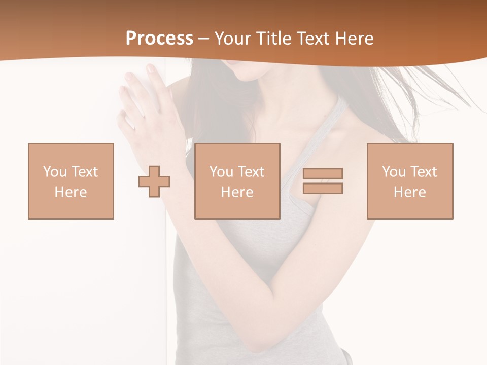 Space Message White PowerPoint Template