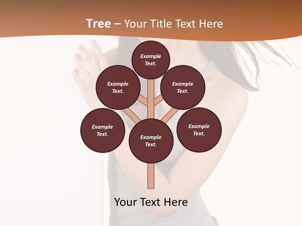 Space Message White PowerPoint Template