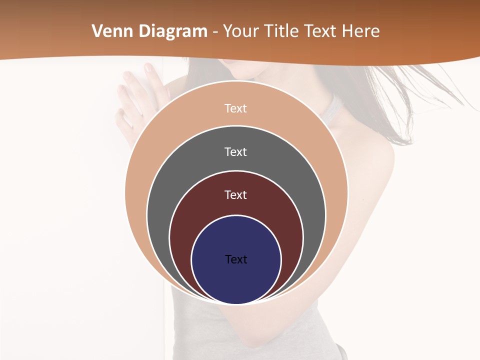 Space Message White PowerPoint Template