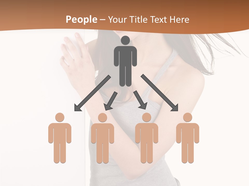 Space Message White PowerPoint Template