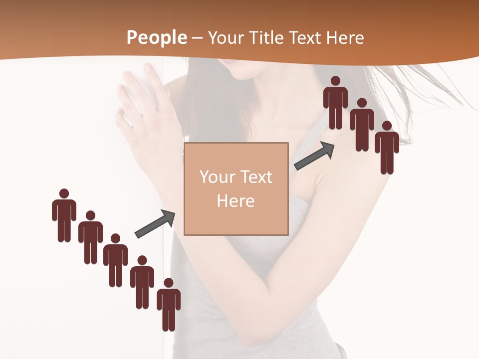 Space Message White PowerPoint Template