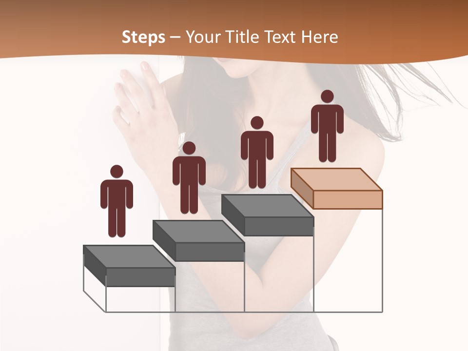 Space Message White PowerPoint Template