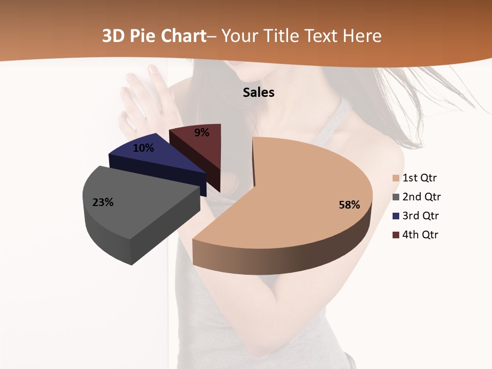 Space Message White PowerPoint Template