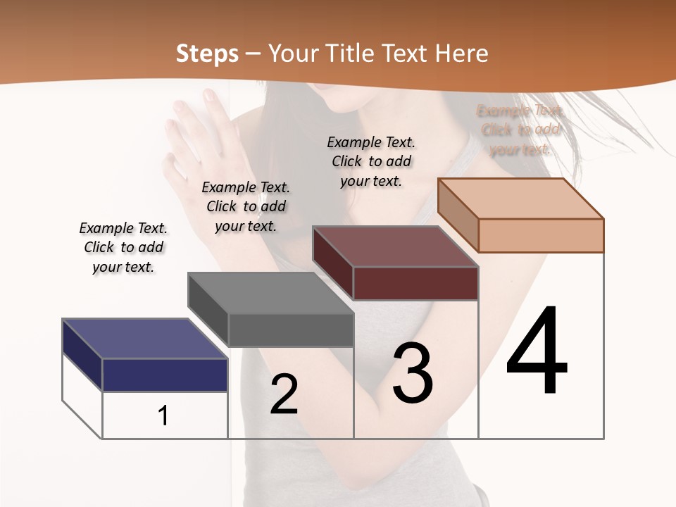 Space Message White PowerPoint Template