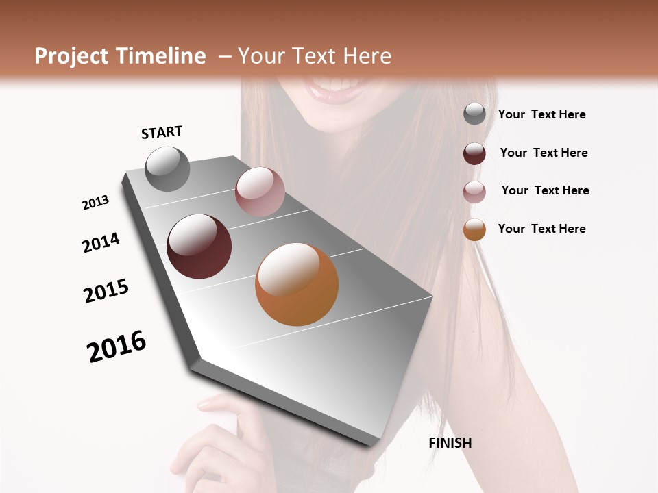 Paper Cheerful Isolated PowerPoint Template