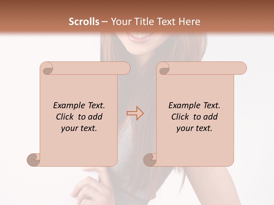 Paper Cheerful Isolated PowerPoint Template