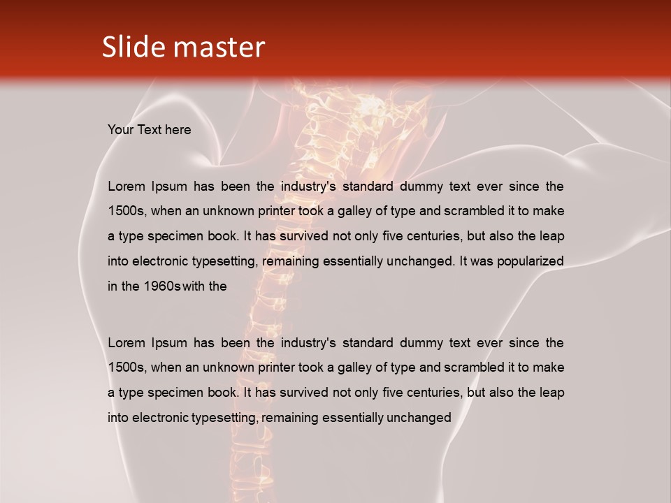 Trauma Ray Skeleton PowerPoint Template