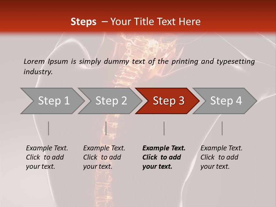 Trauma Ray Skeleton PowerPoint Template