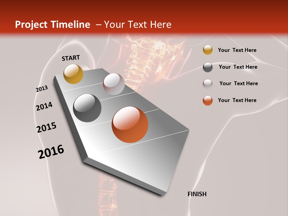 Trauma Ray Skeleton PowerPoint Template