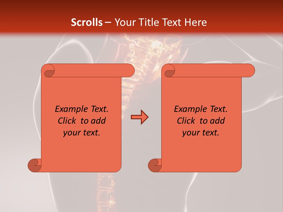 Trauma Ray Skeleton PowerPoint Template