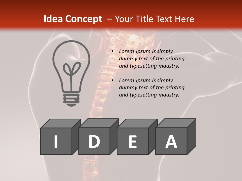 Trauma Ray Skeleton PowerPoint Template