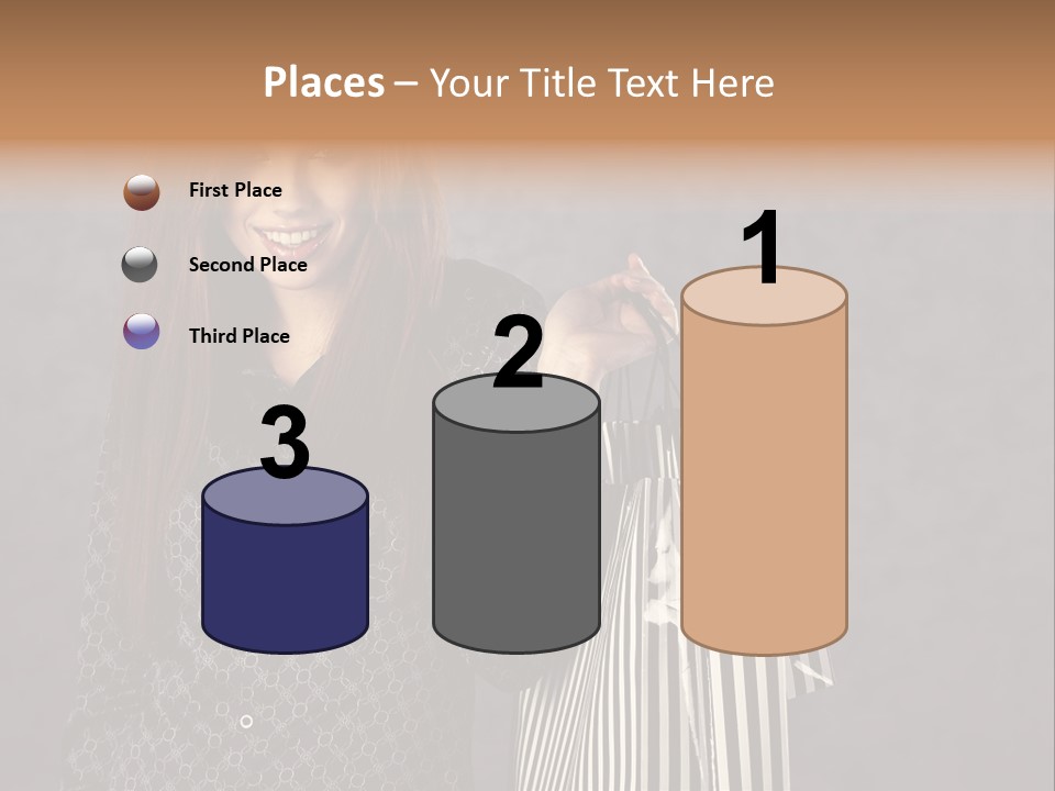 Happy Gesture Customer PowerPoint Template