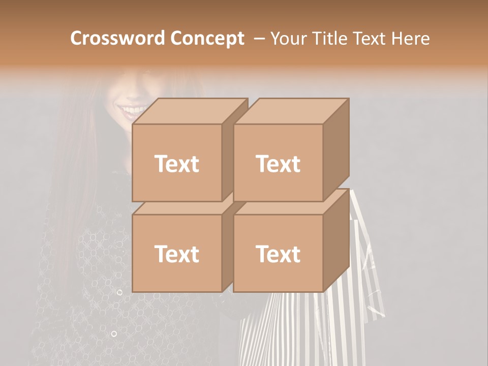 Happy Gesture Customer PowerPoint Template