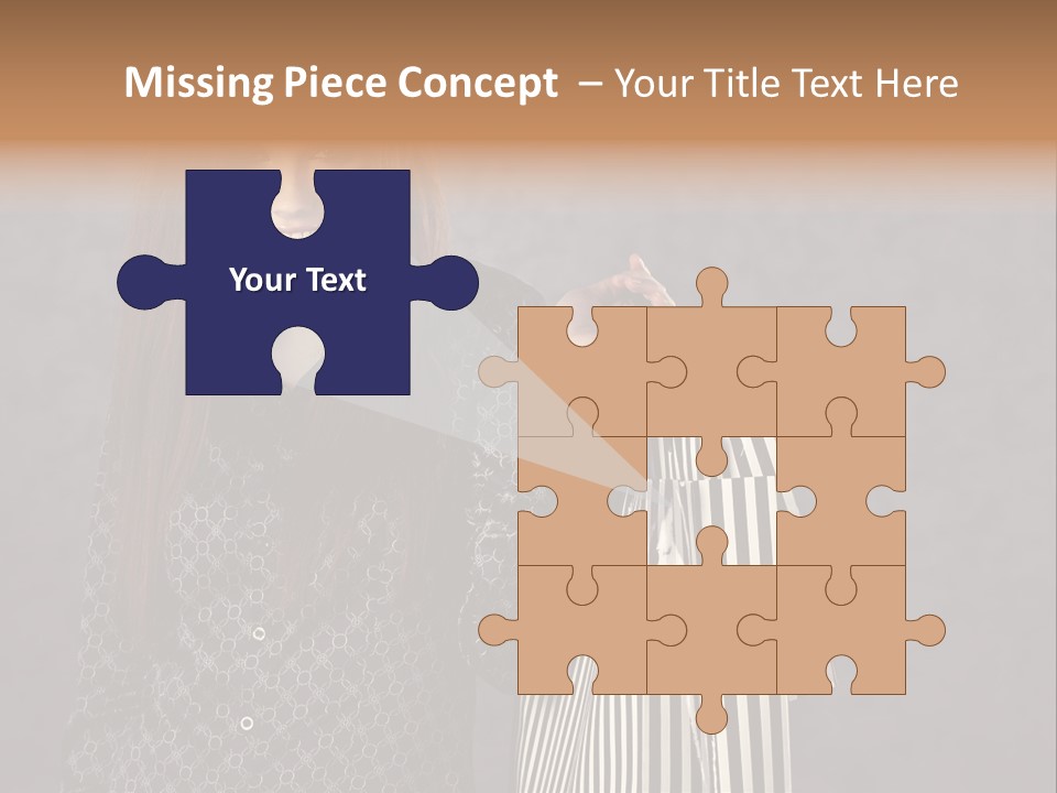 Happy Gesture Customer PowerPoint Template