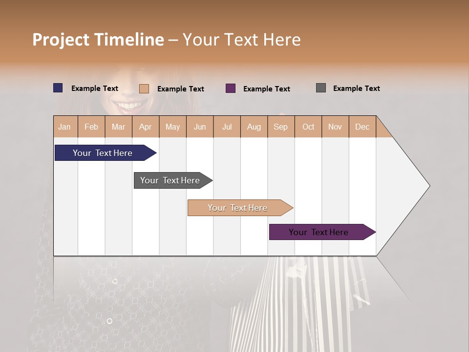 Happy Gesture Customer PowerPoint Template