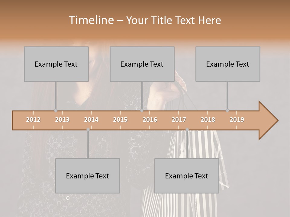 Happy Gesture Customer PowerPoint Template