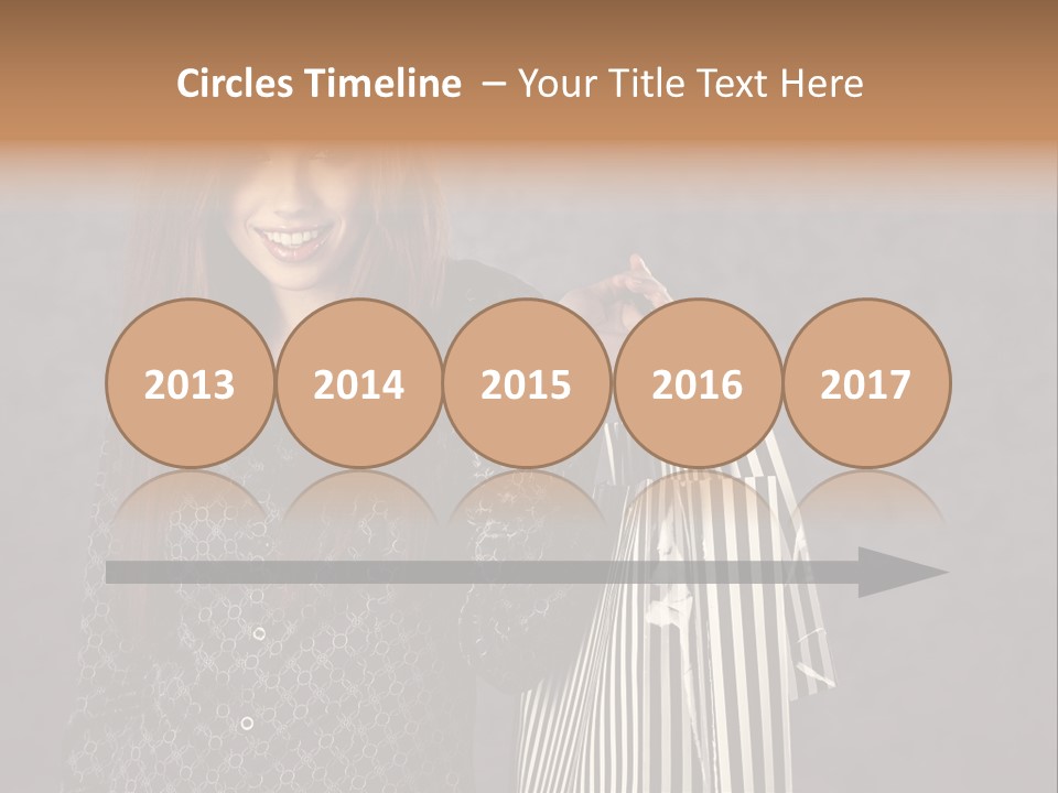 Happy Gesture Customer PowerPoint Template
