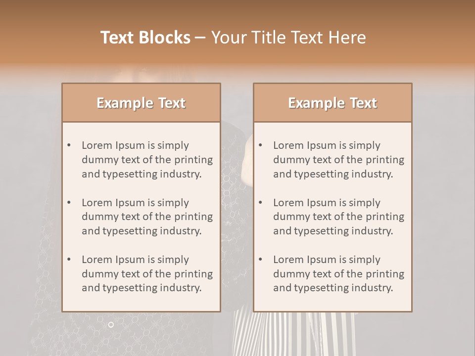 Happy Gesture Customer PowerPoint Template
