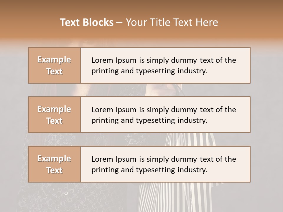 Happy Gesture Customer PowerPoint Template