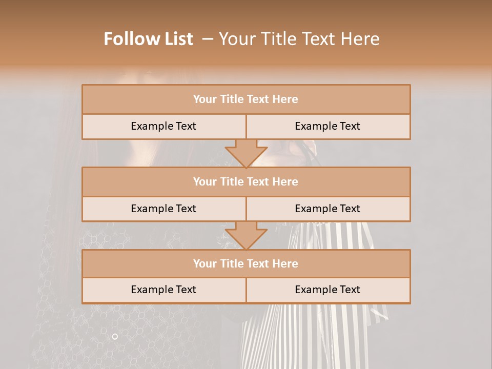 Happy Gesture Customer PowerPoint Template